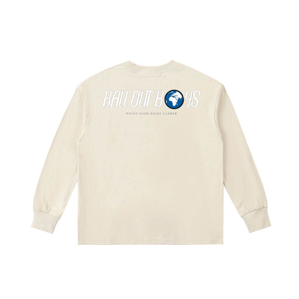 GRIND HARD SHINE HARDER Kid's Long-Sleeve Tee