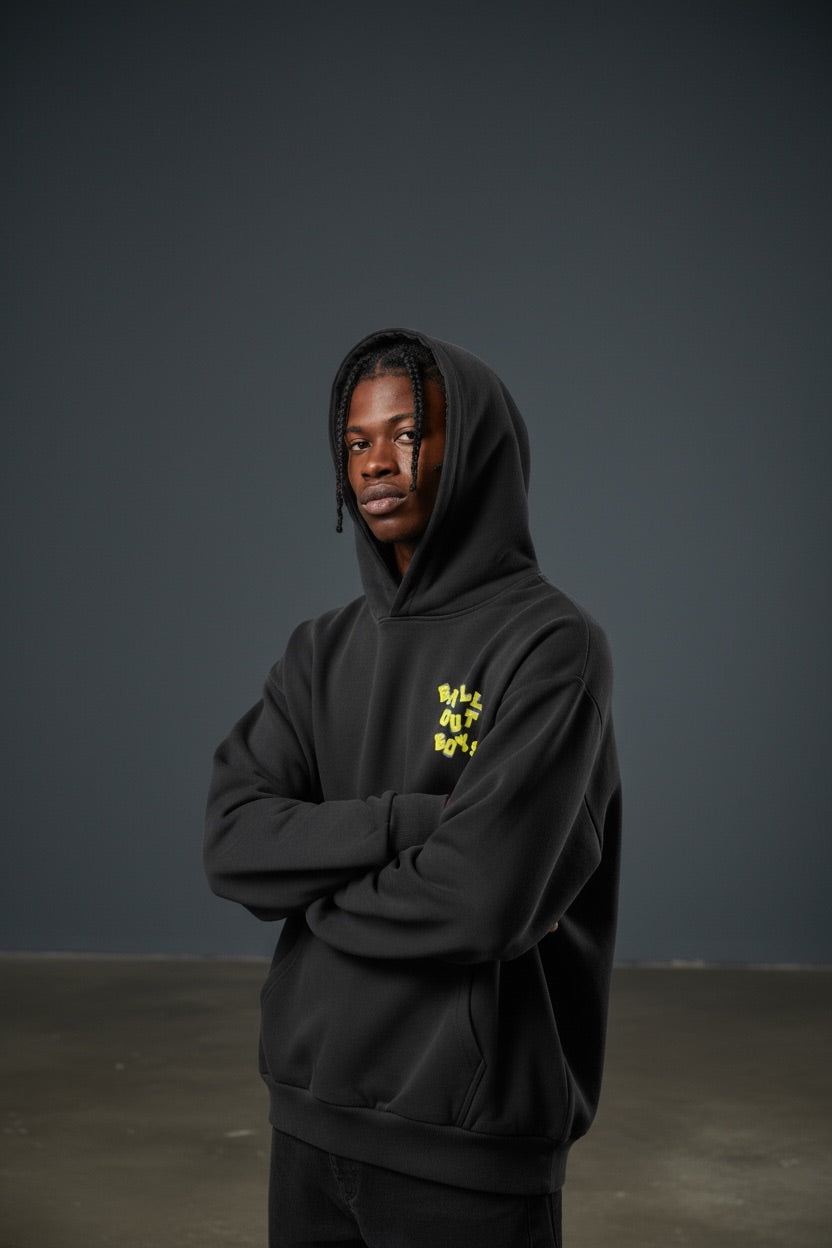 CraZy FOnT Oversized Hoodie